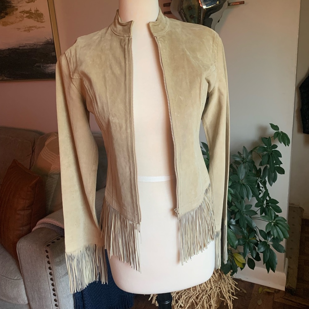 NWT 100% leather Western/South West Inspired Jacket